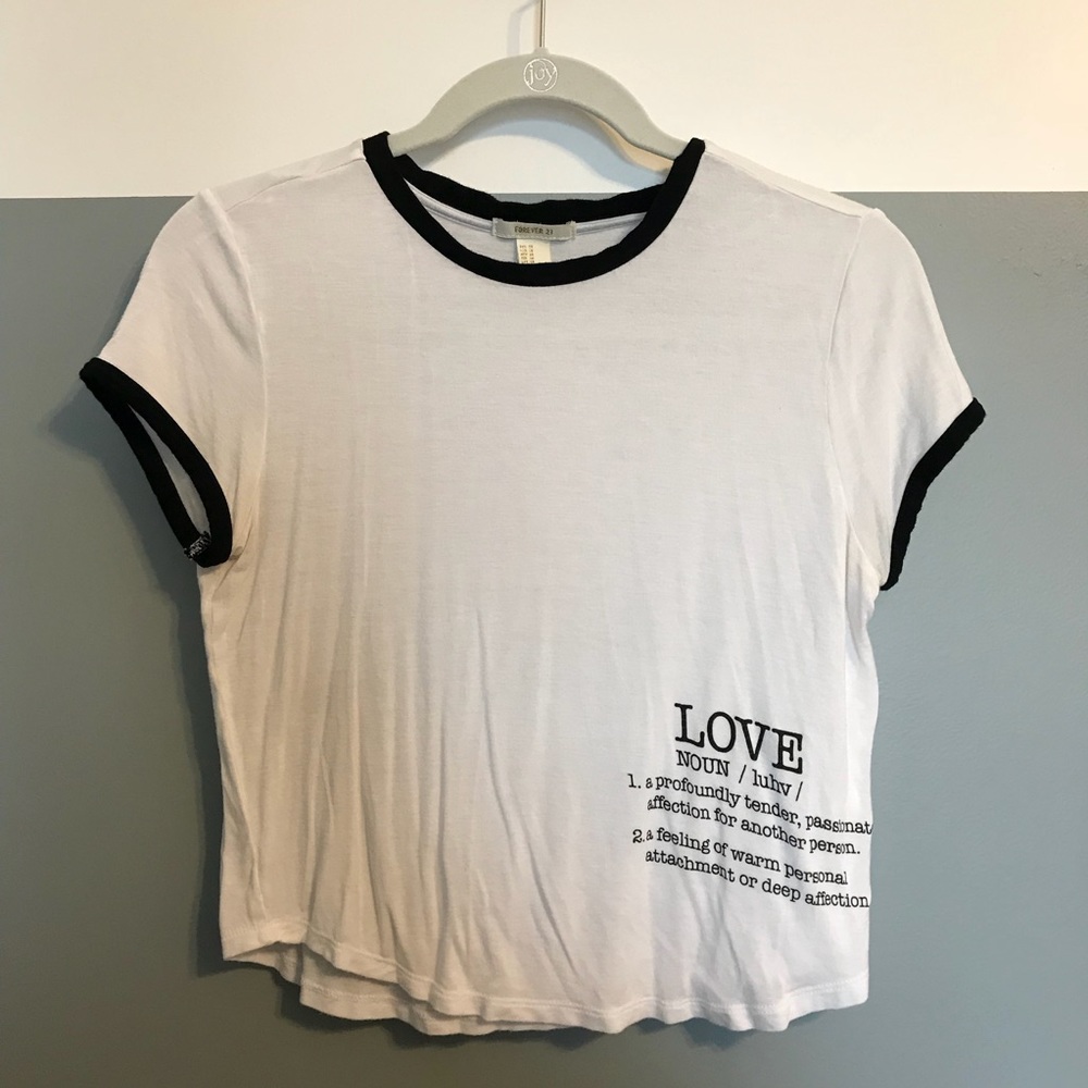 Love crop top